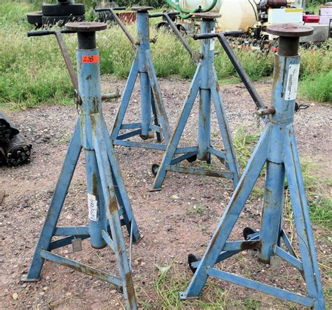 Qty 4 Interstate Lift Heavy Duty Jack Stands 18 Ton Capacity
