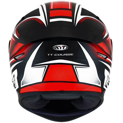 KYT TT Course Tourist Gloss Red Fluro Helmet– Moto Central