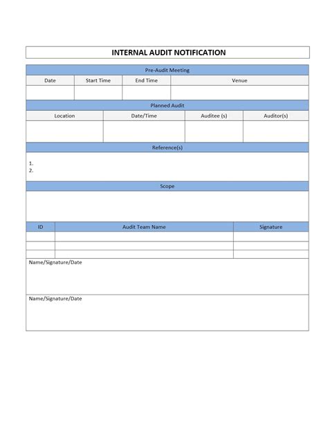 Image result for Audit Form Examples