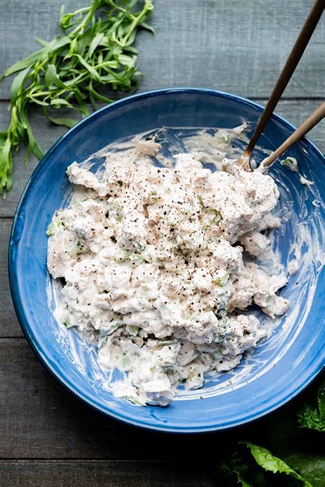 Easy Tarragon Chicken Salad - Shutter + Mint