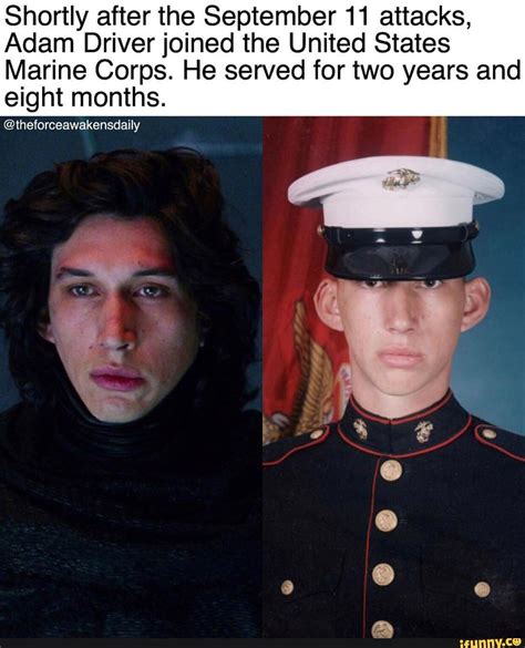 Shortly after the September 11 attacks, Adam Driver joined the United ...