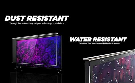 LIONS HEAD 3mm Tempered Glass TV Screen Guard for 32 Inch TVs (Sony, LG ...