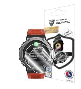 IPG for Amazfit T-Rex 3 Smart Watch Hydrogel Screen Protector (2 Units ...