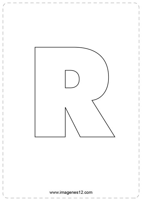 molde de letras r | Moldes de letras, Imágenes de letras, Moldes de ...