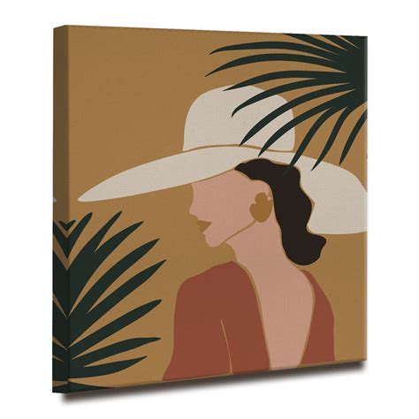 Experience the enchantment of Boho Chic with this canvas framed wall ...