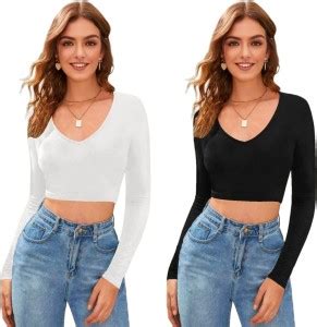 Deep Neck Tops - Buy Deep Neck Tops online at Best Prices in India ...