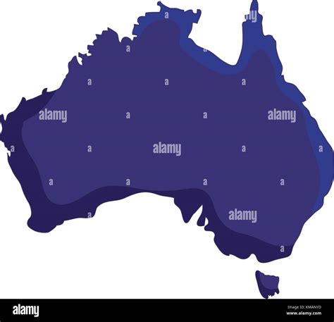 australia country map icon Stock Vector Image & Art - Alamy