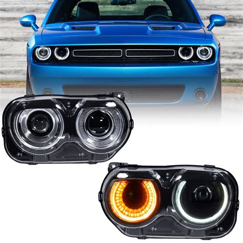 Snapklik.com : For Dodge Challenger Headlight Assembly 2015 2016 2017 ...