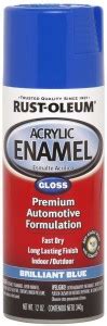 RUST-OLEUM Automotive-Acrylic-Enamel Gloss Brilliant Blue Spray Paint ...