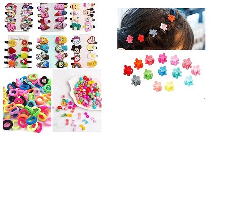 Siddhivinayak handicraft for Clips Mix Designs Girlish Hair Accessories ...