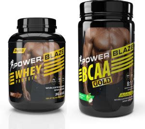 POWER BLAZE Chocolate Flavour Muscle Building Whey Protein With Muscle ...