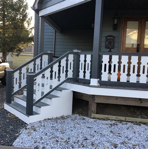 40 Gorgeous Front Porch Railing For A Beautiful Entrance - Fresh Diy ...
