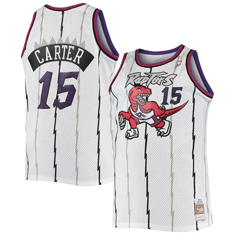 Men's Mitchell & Ness Vince Carter White Toronto Raptors Big & Tall ...