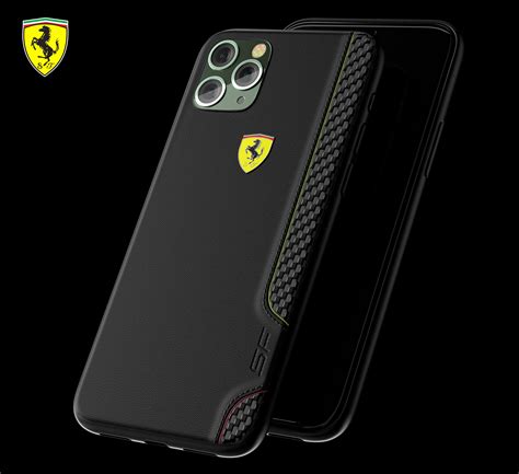 Ferrari ® Apple iPhone 11 Pro Max ON TRACK Racing Shield Rubber Soft ...