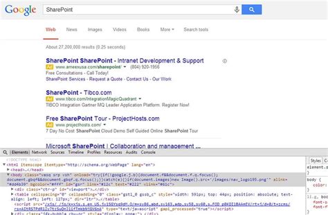 SharePoint HTML 的图像结果