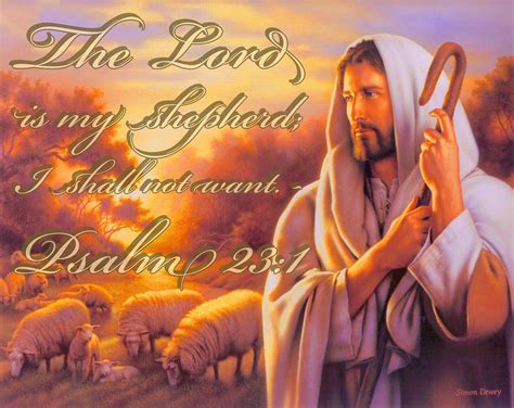 The Lord is my shepherd; I shall not want. - Psalm 23:1 | by Keith ...