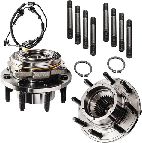 Amazon.com: Detroit Axle - 4WD Front Wheel Bearing Hubs for Ford F-250 ...