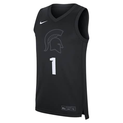 Mens Black Michigan State Spartans Jerseys. Nike.com