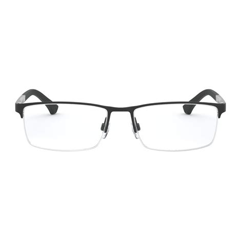 Buy Armani EA 1041 Half Rim Rectangle Eyeglasses for Men | Optorium