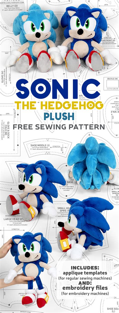Image result for Sonic Plushie Tutorial