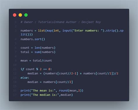 Image result for Python Program to Calculate Mean of a List