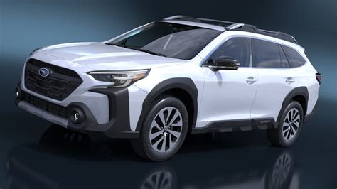 3D White Subaru Outback 2025 Simplified - TurboSquid 2357731