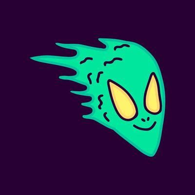 Alien Head Cartoon 的图像结果