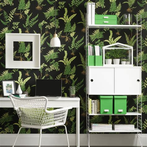 12 Home Office Wallpaper Ideas To Add Colour And Pattern Ideal