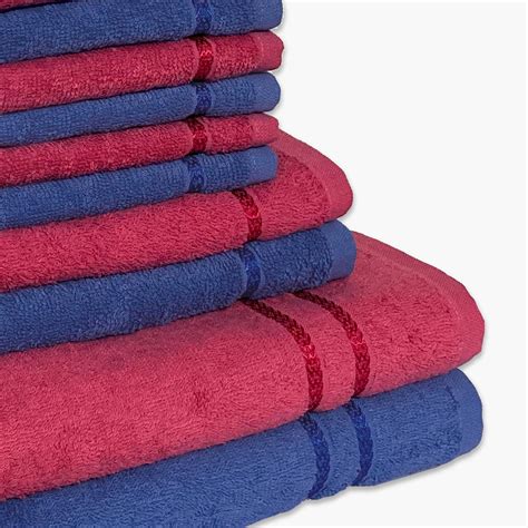 Buy SPACES Seasons Best QD Set of 10 Cotton Towel Combo Set from Spaces ...