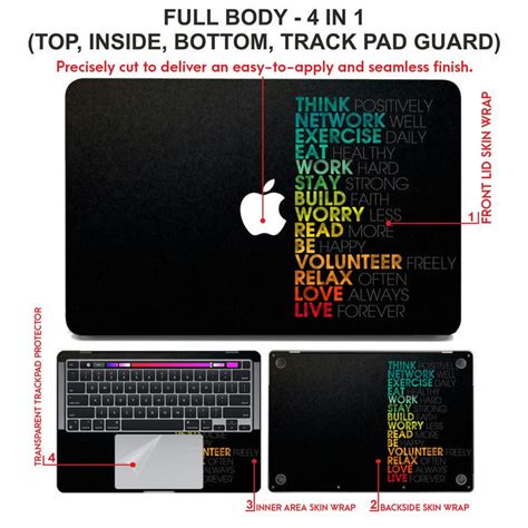 Laptop Skin for Apple MacBook - Think Positively Quotes – SkinsLegend