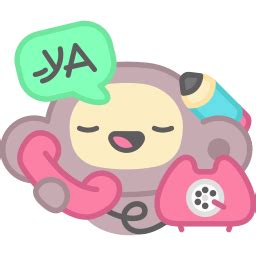 Image result for Call Sticker PNG