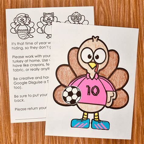 Family Turkey Disguise Project | Gerald Printable