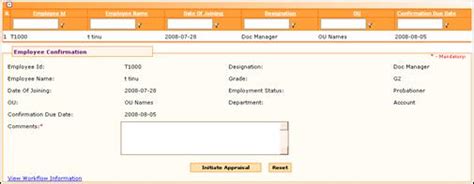 Confirmation with Appraisal (Role Player initiation)