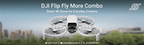 DJI Flip Fly More Combo : 4K HDR Drone for Creators & Vloggers