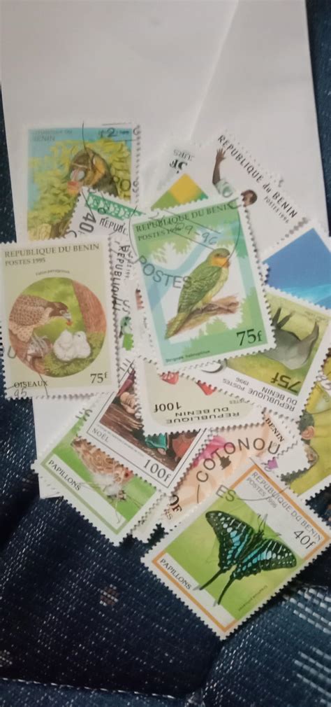 ISC~ Benin Stamps 25 Different Large & Thematic Stamps on Birds, Animal ...