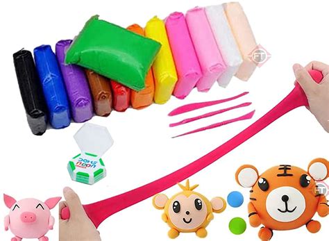 Firstly Traders 60 pc Air Dry Clay Set for Jewellery Earring Making ...