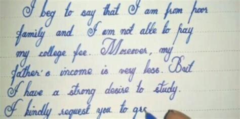 Letter to principal for fee concession by student - Brainly.in