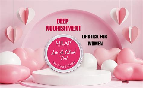 Buy MILAP Lip and Cheek Tint With Brush | Enriched With Vitamin E ...