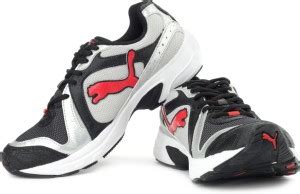 PUMA Kuris II Running Shoes For Men - Buy Black, Puma Silver, High Risk ...