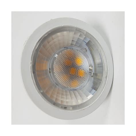 Bombilla LED con base GU10 de 9W con luz amarilla cálida de 3000K