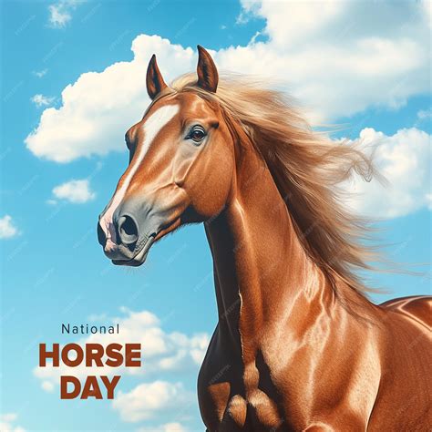 National Horse Day Unique Banner Design Concept | Premium AI-generated PSD