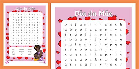 Sopa de Letras Dia da Mãe (teacher made) - Twinkl