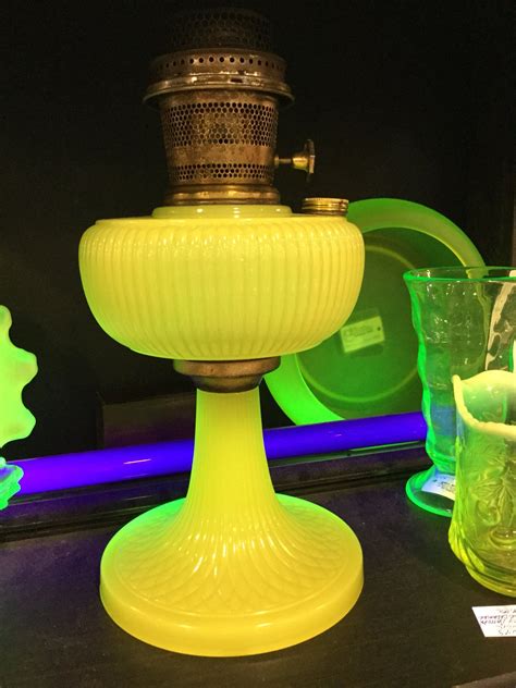 Uranium Glass Oil Lamps at Kaitlyn Corkill blog