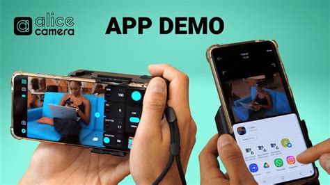 Alice Camera Review - iOS and Android App 1st Demo - How to take and share photos