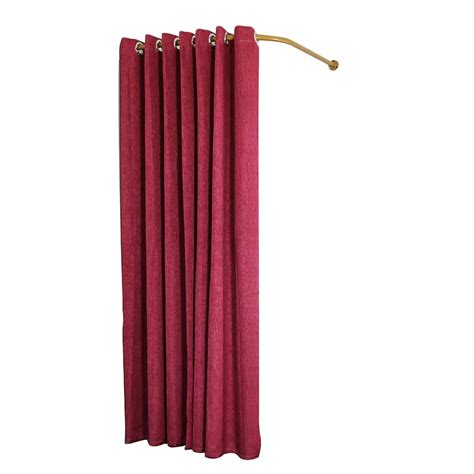 Buy ADSE Dressing Room Rod with Red Curtain, Wall Fitting Room - Gold ...