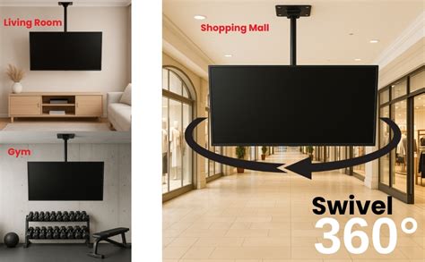 Buy RISSACHI® TV Stand for 14–40 Inch LED LCD | Universal TV Ceiling ...