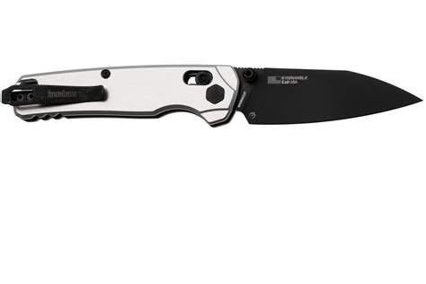 Kershaw Bel Air 6105RAWBLK, Black CPM MagnaCut, Raw Grey Aluminum ...