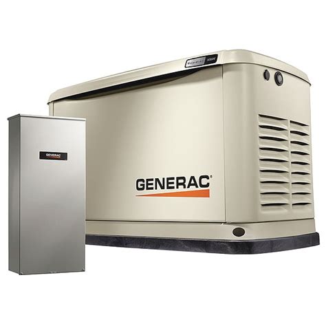 GENERAC 10kW LP/9kW NG Standby Generator, Single phase, Liquid Propane ...