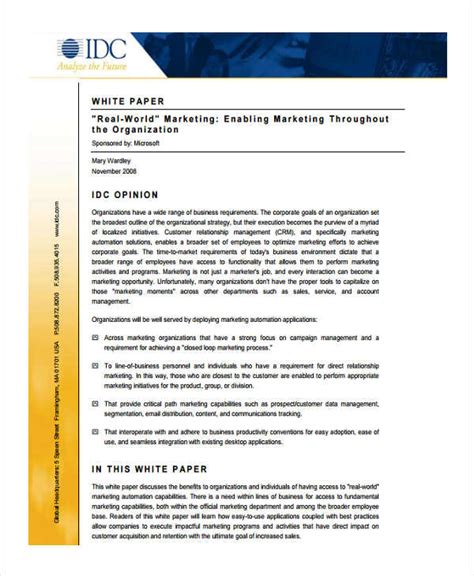 White Paper Example PDF 的图像结果