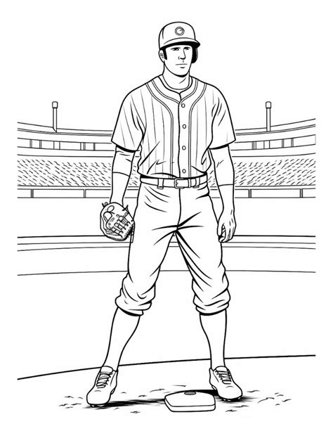 Baseball Coloring Pages 的图像结果